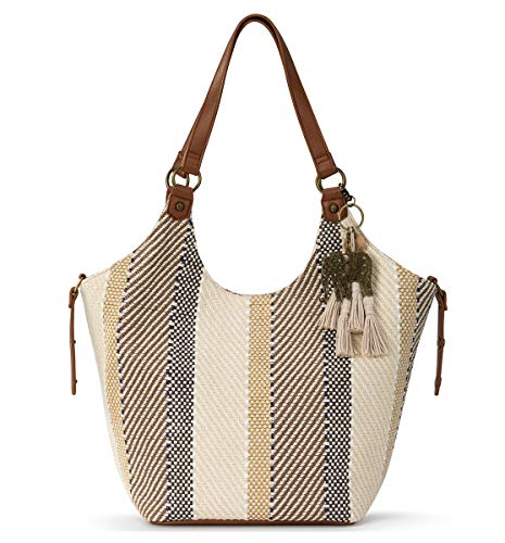 Sakroots The Sak Roma Shopper Shoulder Bag Large Purse & Tote Bag with Double Straps & Zipper Pockets for Everyday & Travel