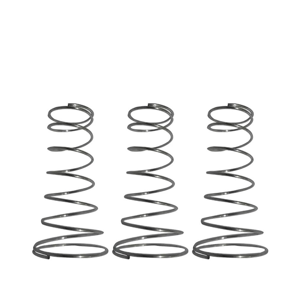 LOEASE 10Pcs Conical Compression Springs Cabon Steel Tower Springs For Batteries Various Wire Diameter 1.5mm(1.5x15x25x35 (10Pcs))