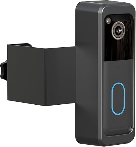 Soporte antirrobo para timbre de puerta, soporte de montaje sin taladro para timbre de video Blink no bloquea el sensor del timbre, fácil de
