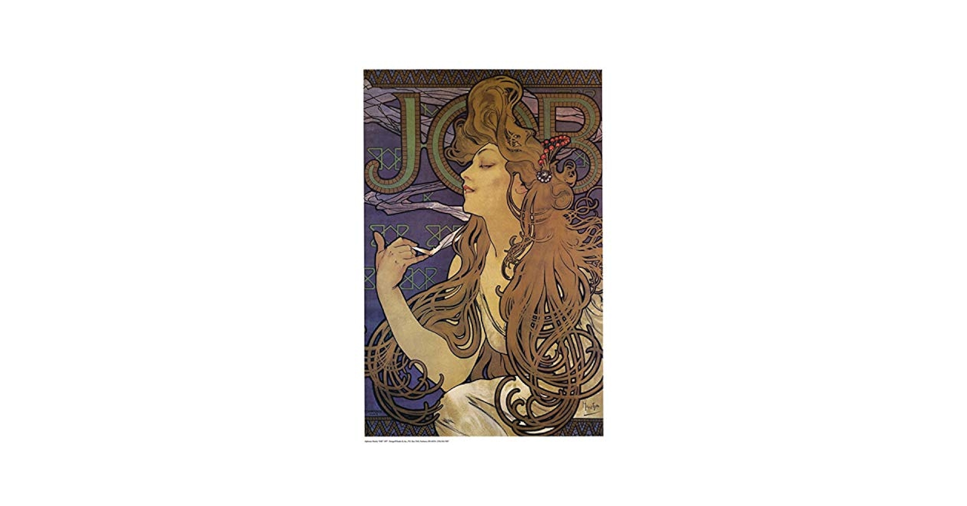 Alphonse Mucha JOB シルクスクリーン版画 Alphonse Mucha JOB シルクスクリーン版画 Amazon.com: Alphonse