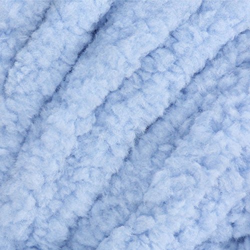 Image of Bernat Baby Blanket Yarn, 3.5 oz, Gauge 6 Super Bulky, Baby Blue (Pack of 2)