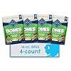 Blue Buffalo Bones Small Natural Dog Treats Crunchy Dog Biscuits Assorted Flavors Beef Chicken Bacon Flavors 16 oz Bag 4 Pack