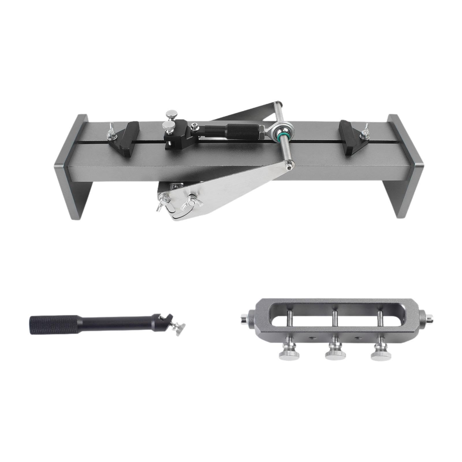 Qianly Telaio per Affilare I Coltelli Supporto per Smerigliatrice Fissa Supporto per Pietra per Affilare Dispositivo per La Macinazione Del Legno per Pialla, Medio