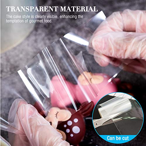 Jooheli 2 PCS Torta Collare, Strisce Trasparenti