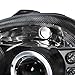 Spec-D Tuning LHP-NEO03JM-TM Dodge Neon Srt4 Black Dual Halo Led Projector Headlights