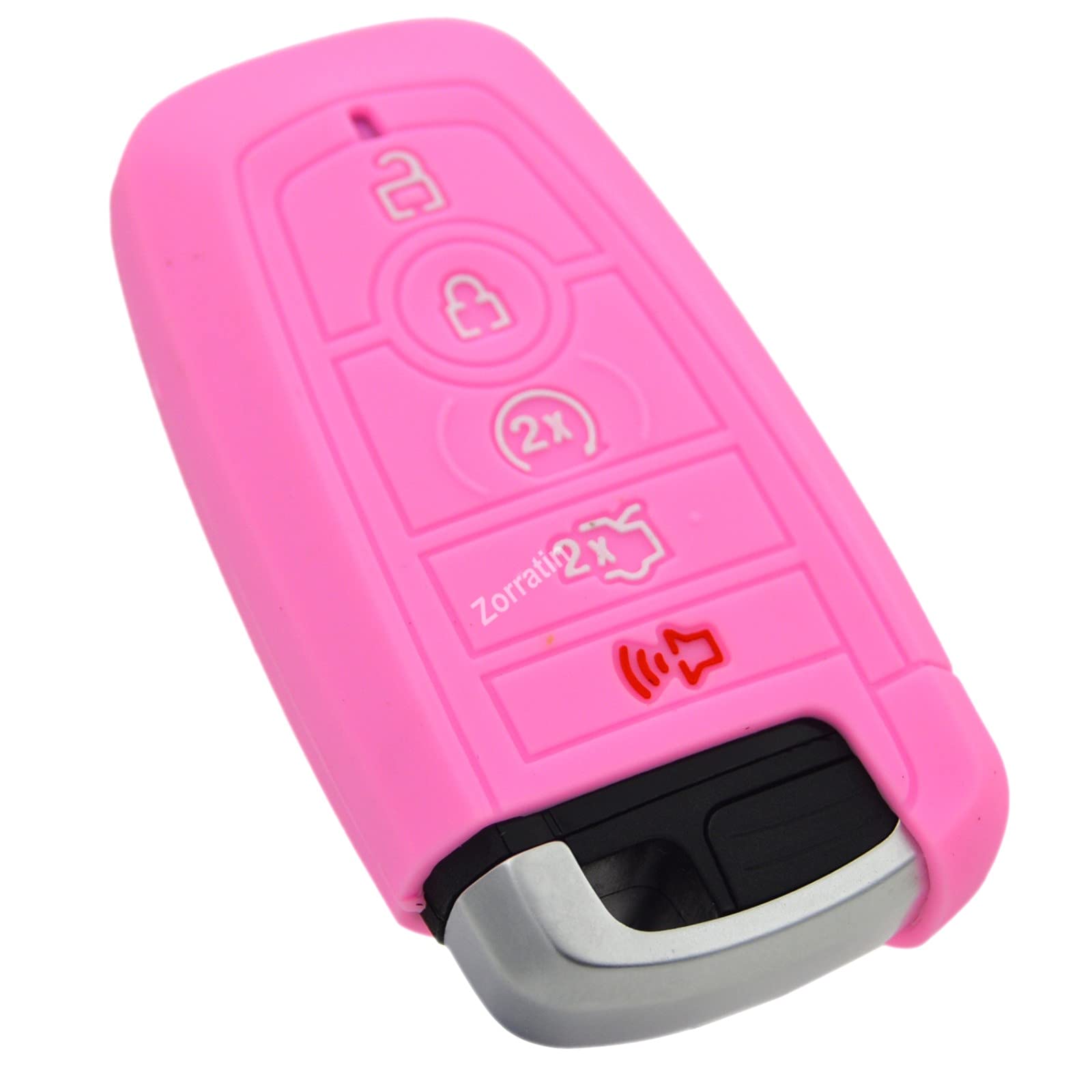 Silicone Key Fob Cover for Ford F150 Mustang Explorer Expedition Escape Edge Bronco Transit Maverick and Lincoln Navigator Nautilus Aviator Corsair