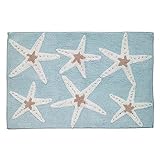 Avanti Linens - Bath Mat, Cotton Bath Rug, Guest Bathroom Essentials, Seashell Inspired Home Decor (Sequin Shells Collection, 20' x 30')