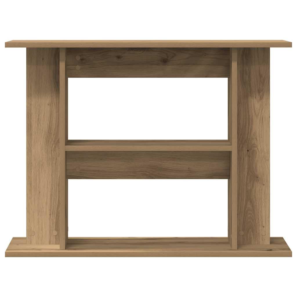 Aquarienschrank in Artisan-Eiche 80x35x60 cm Aquarienunterschrank mit Ablagefächern für Aquarien und Terrarien