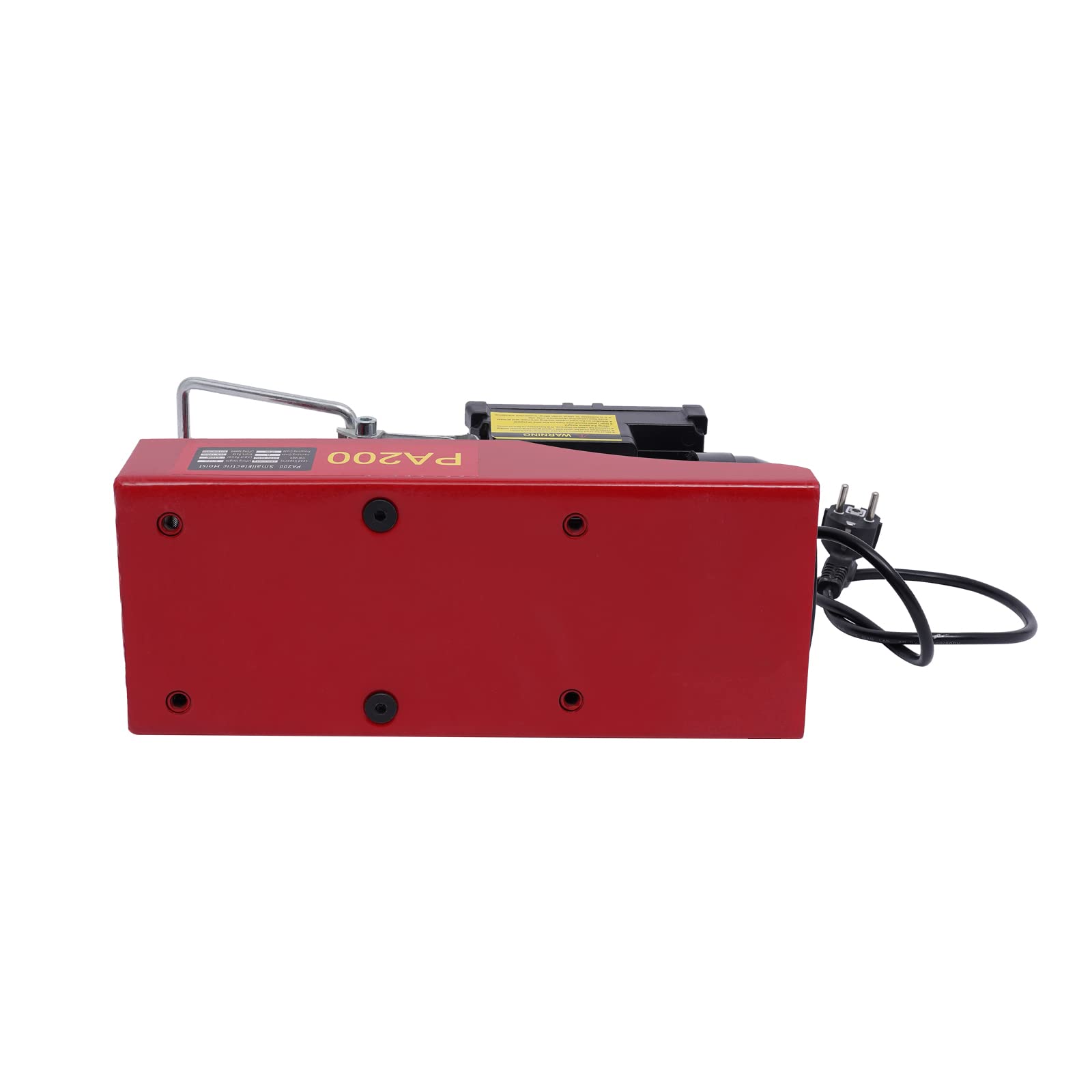 Cavo elettrico da 510 W, 200 kg, con telecomando senza fili e passante di sollevamento, robusto paranco per cantieri, magazzini e officine