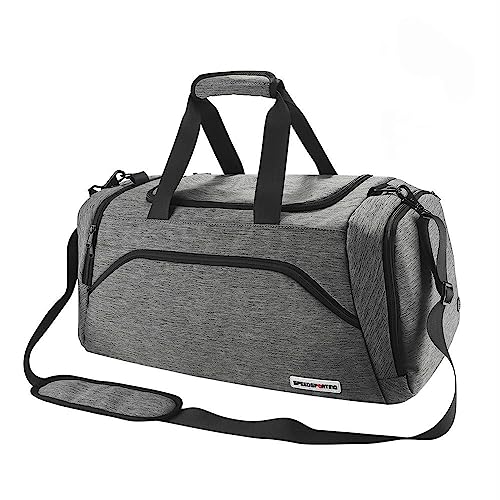 Speedsporting Bolsa de deporte impermeable para gimnasio, bolsa de entrenamiento con compartimento para zapatos, bolsa de...