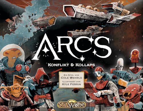 Spielworxx, ARCS, Grundspiel, Expertenspiel, 2-4 Spieler, ab 14+ Jahren, 60-120 Minuten, Deutsch