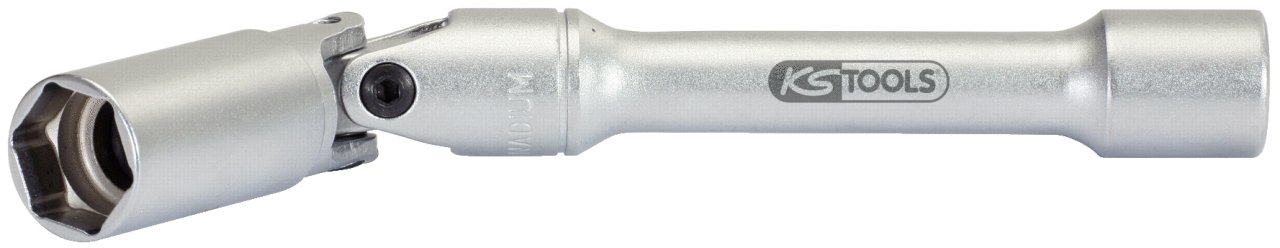 KS Tools 922.4066 - Douille longue articulée 3/8'' - 9mm - Gamme ULTIMATE® - Spéciale bougies de préchauffage - En Chrome Vanadium - Finition satinée