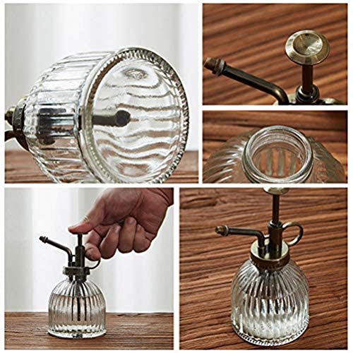 Glazen Plant Mister Spray Bottle, Plant Mister, Vintage Glazen Planten Sprayer Fles, Plant Misters voor Binnen, Watering Glazen Spray Bottle Gieter, Plant Spritzer voor Indoor Outdoor Plants(blauw) - Afbeelding 4