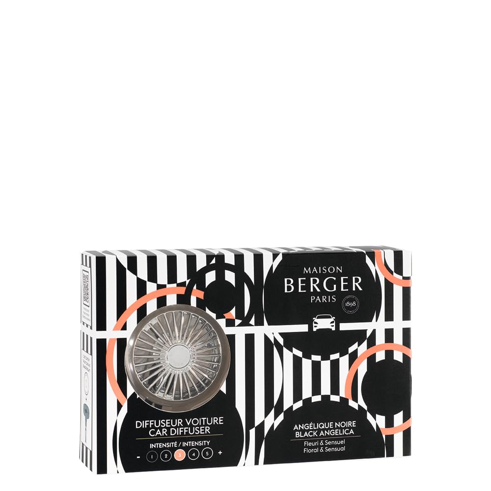 Maison Berger Diffusore per Auto ILLUSION Ricarica Angélique Noire