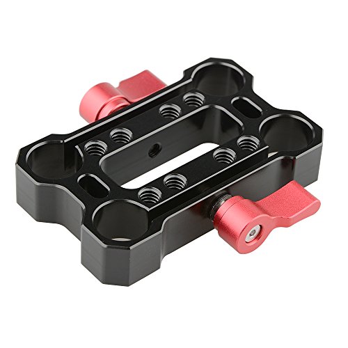 Image of CAMVATE 15mm Rod Offset Raiser Clamp for Shoulder Rig Railblock System