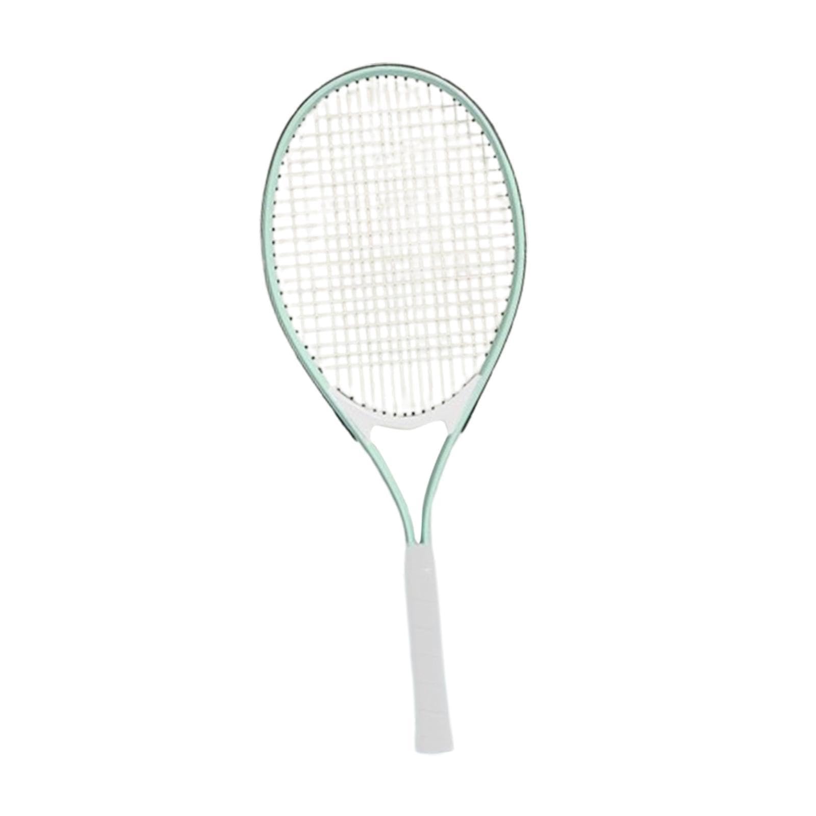Racchetta da Tennis per Principianti Adulti, Comoda, Portatile, per Il Tempo Libero, L'allenamento, Leggera, per Giochi All'aperto, Esercizi I, Verde
