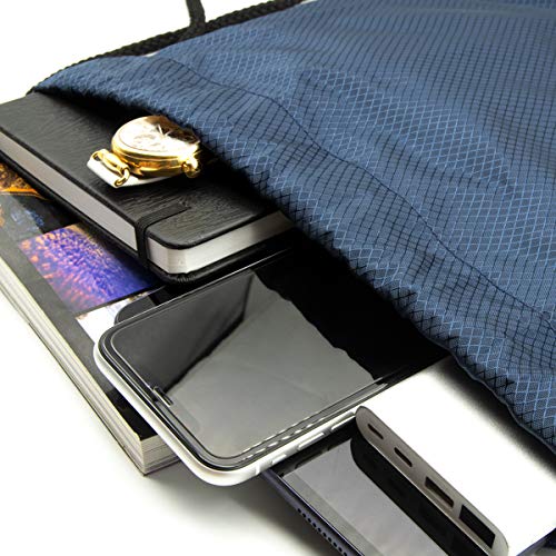 Ruberg Gymtas, sporttas, slijtvast, waterdicht, voor heren en dames, met ritssluiting, binnenzak, gymtas, nylon tas - Image 3