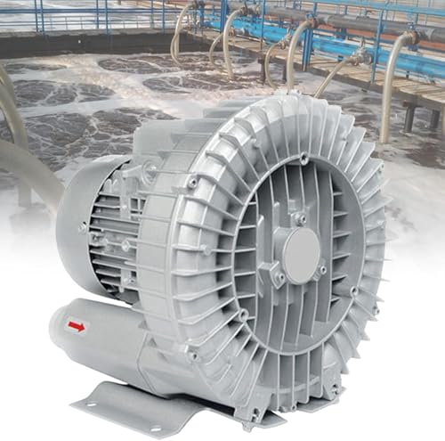 Regenerative Blower, Vortex Ring Blower, 220V/380V Regenerative Blower, Industrial Side Channel Blower, For Sewage Fermentation Treatment(4KW/380V)