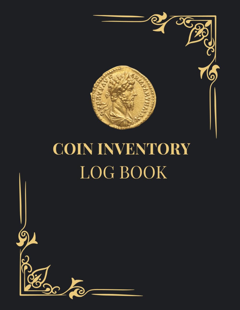 Coin Inventory Log Book Vintage Coin Collection Book For