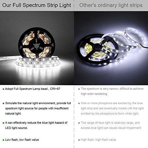 Tira de LED LightingWill 5M CRI97 Luz Día 5000K-6000K miniatura 5