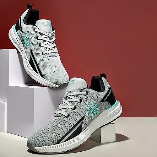Image of CULT Men's Windblazer Running Shoes, Engineered Upper Mesh, Breathable, German Technology Insole for Cushioning, Compressed EVA Midsole for Higher Rebound, Reinforced Heel