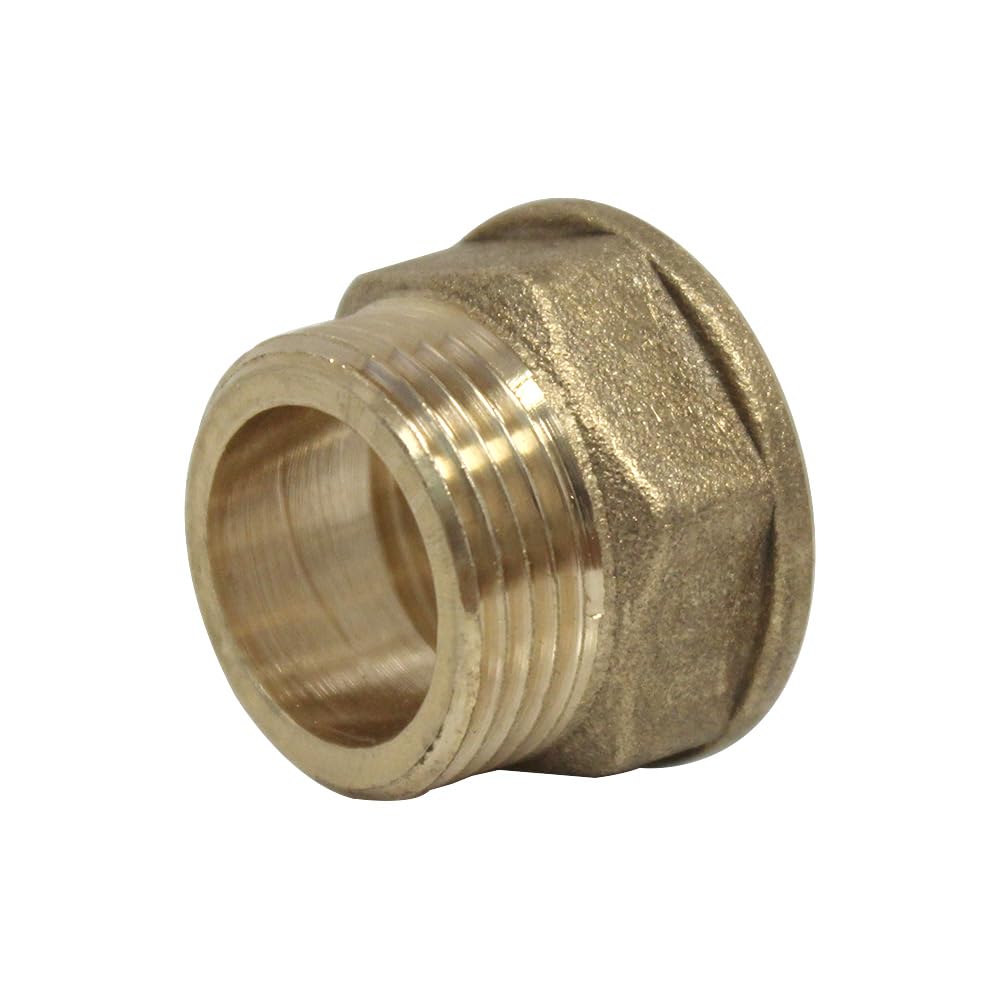 Raccord laiton à visser - Lot de 25 Mamelons Laiton Egal Mâle/Femelle 3/4" (20/27) -