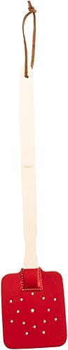 Miniatura 5 de Mr.Woodware - Matamoscas - Juego de 3 matamoscas de cuero resistente con mango largo de madera para uso en interiores y exteriores, paquete múltiple