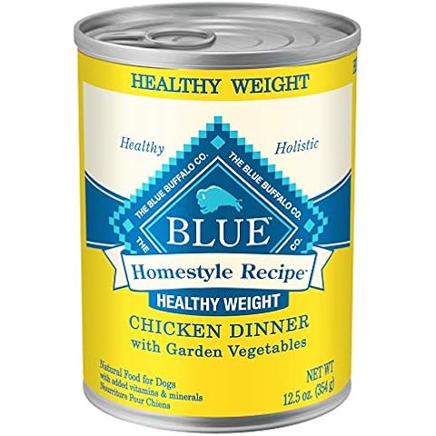 Blue Buffalo Homestyle Recipe Natural Adult Healthy Weight Wet Dog Food, Chicken Cover