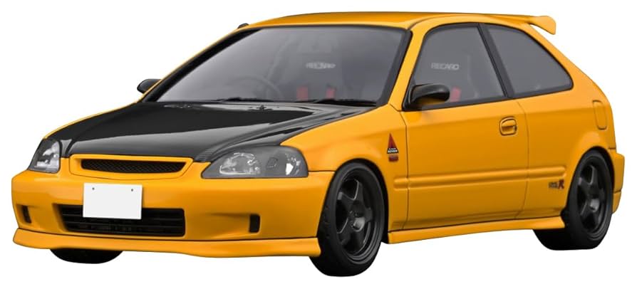 イノモデル Honda Civic Type-R EK9 ミニカー 2台セット イノモデル Honda Civic Type-R EK9 ミニカー 2台セット