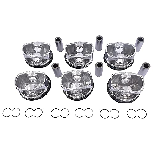 Image of 6PCS LR062617 Engine Piston Rings Kit Replacement for Land Rover LR4 Range Rover Sport Jaguar XE /XF /XJ /F-Type /F-Face 3.0L V6 AJ126 OE# LR041639 AJ126
