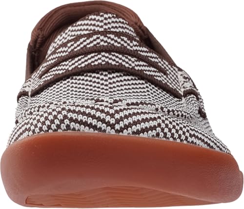 Image of WHITIN Women's Wide Penny Loafers Slip On Barefoot Flats W616 | Breathable Knit Fabric, Soft Skin-Friendly Feel, Lightweight Comfort, Office Work, Travel Days & Everyday Walking