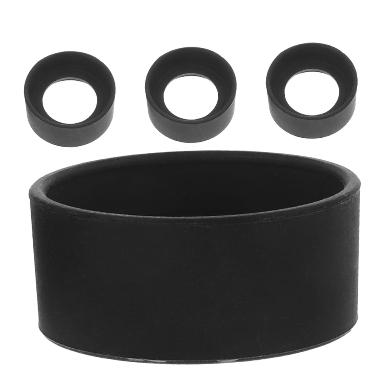SEWACC Rubber Microscope Eyepiece Covers 4pcs Neoprene Eye Shields Eyepiece Eye Guard