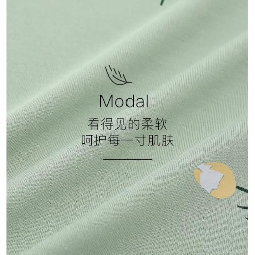 Pyjamas pour femmes amples finis les coups de chaud ensemble nuit grande taille modal - 6