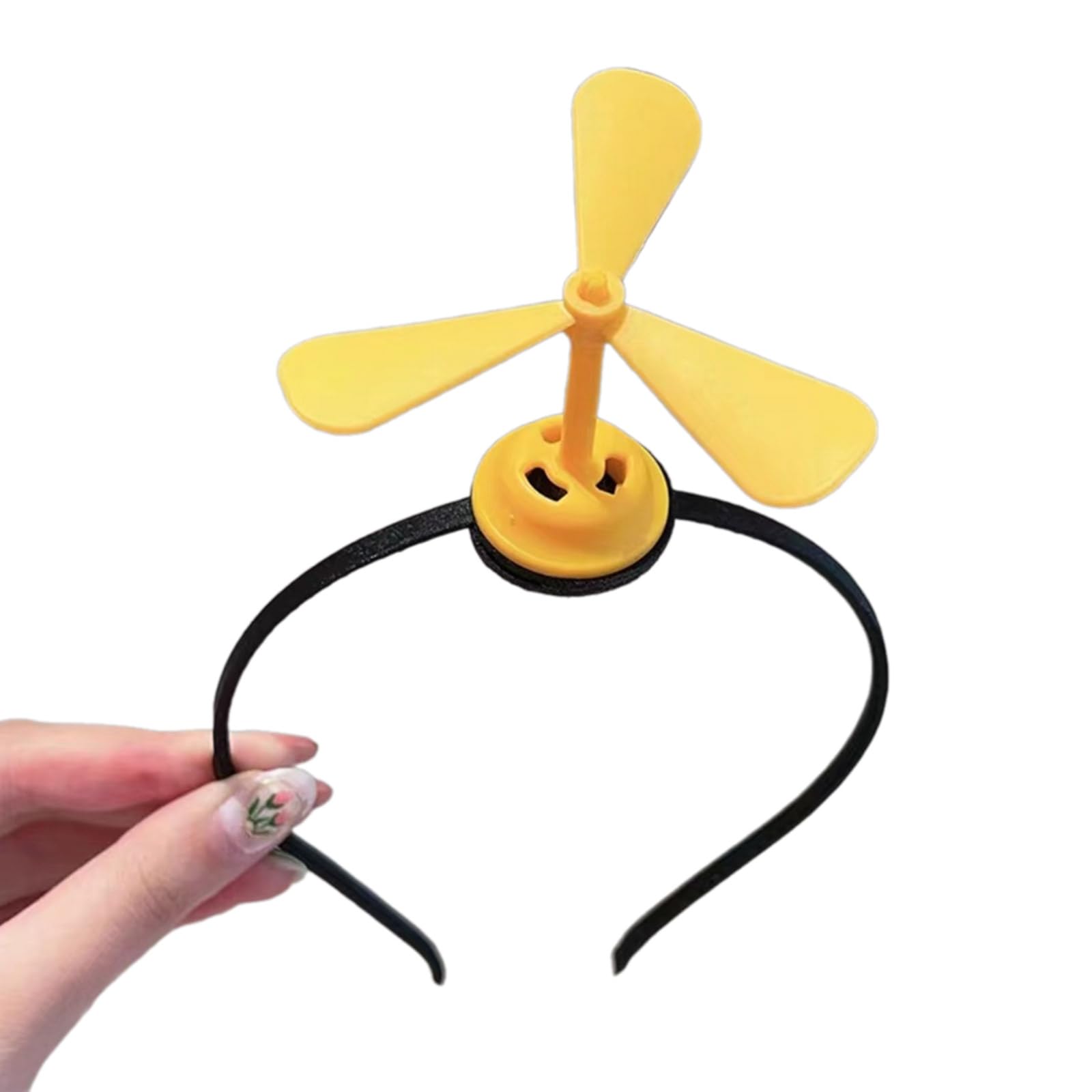 Maxtonser Adult Teens Colorful Stereo Propeller Shape Headband Woman Spa Hair Hoop Makeup Taking Photos Carnivals Party Headpiece