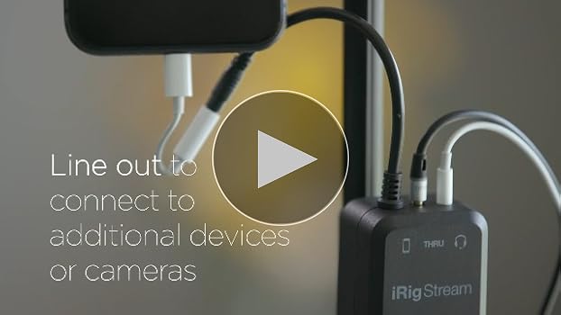 IK Multimedia iRig Stream SOLO audio interface for iOS