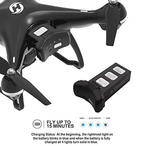 Anbee 7.4V 2500mAh Rechargeable Li-Po Battery Compatible with Holy Stone HS100 and HS100G RC Quadcopter Drone