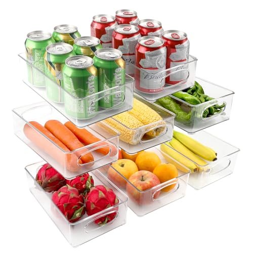 Pavlleen Kühlschrank Organizer 8 Set, Stapelbare Fridge Organizer Box,...