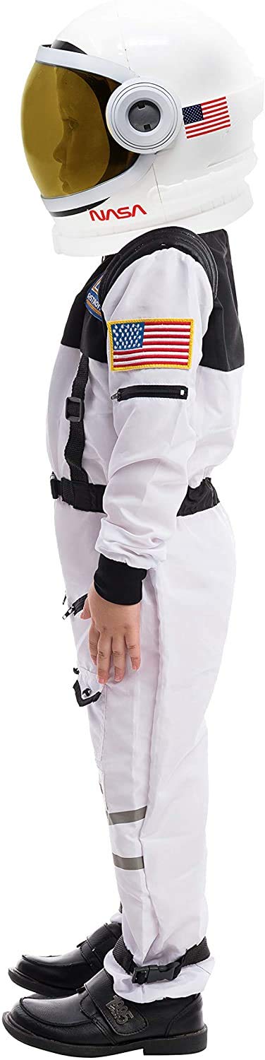 Spooktacular Creations Astronautenkostüm: Raumanzug mit beweglichem Astronautenhelm, perfekt für Kleinkinder, Mädchen, Junge Halloween, Cosplay, Mottoparty
