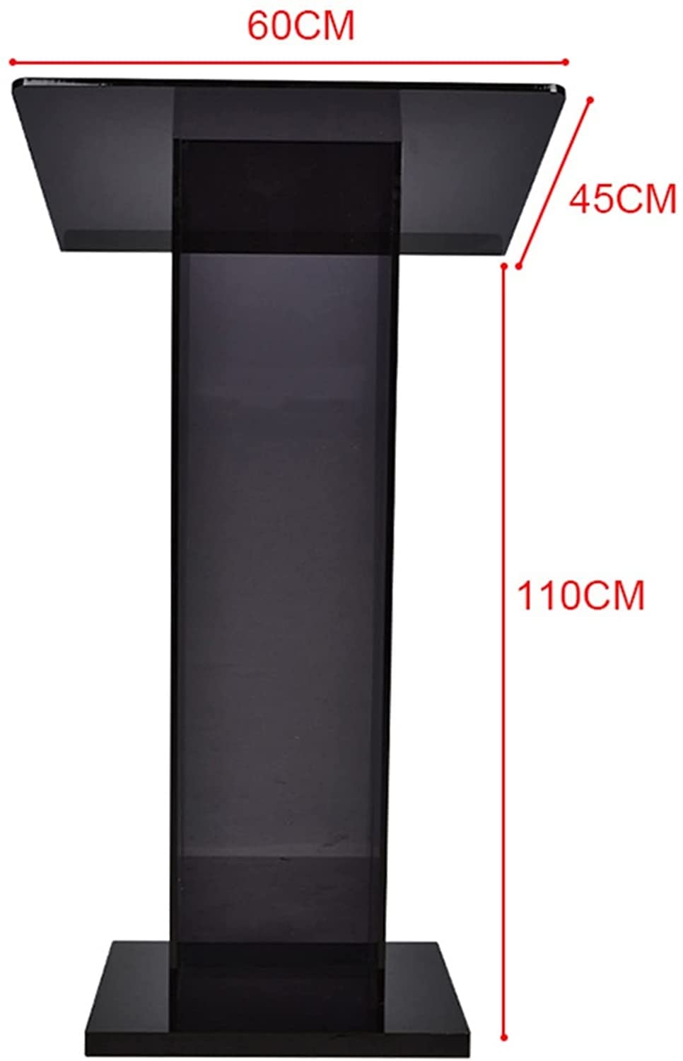 Podio Acrilico Trasparente YNAADYH 110cm - Per Conferenze, Scuola, Chiesa, Moderno E Elegante - Foto 3