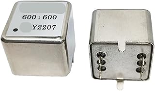 2 Pcs 600:10K 10k:600 Permalloy Nickel Alloy Audio Isolator Power Amplifier Audio Cow Balanced Audio Transformer (Color : 600 600, Size : 2207 Square)