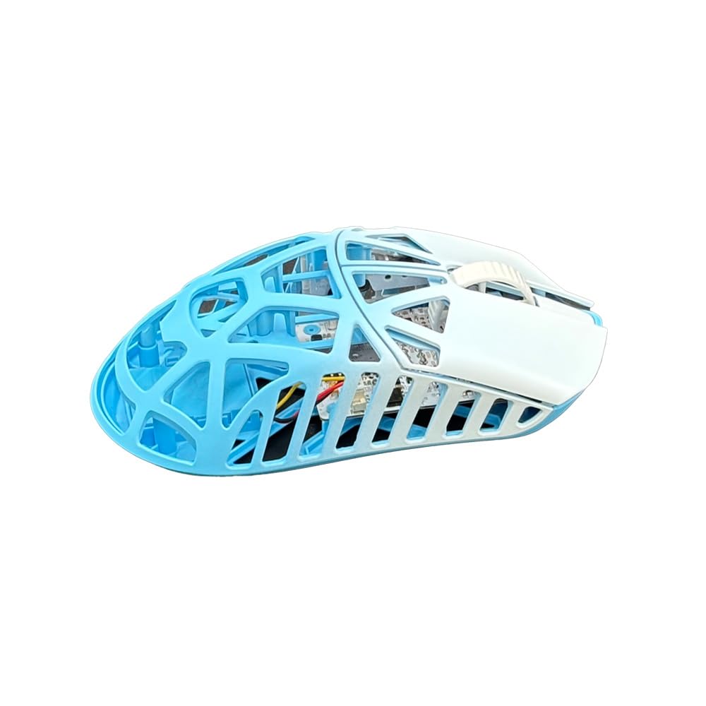 WLMOUSE Beast X Mini White & Blue Lightweight Gaming Mouse