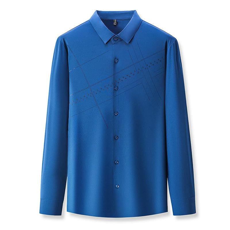 Camisa transpirable de rayas para hombre contra el calor excesivo 5