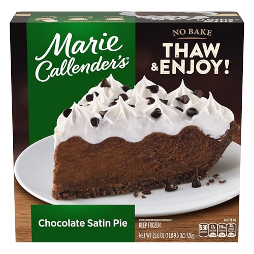 Marie Callender's Chocolate Satin Pie Frozen Dessert, 25.6 Ounce