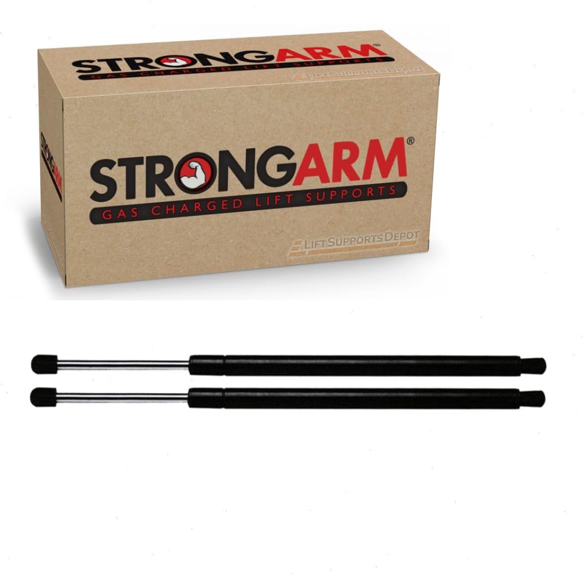 Qty (2) StrongArm 4361 Compatible With Land Cruiser & LX470 1998 To 2007 Hood Lift Supports