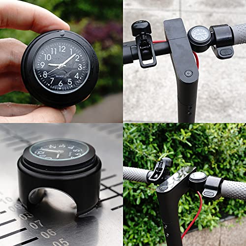 Relógio luminoso,KKcare Scooter elétrico pendurado relógio universal destacável com função luminosa