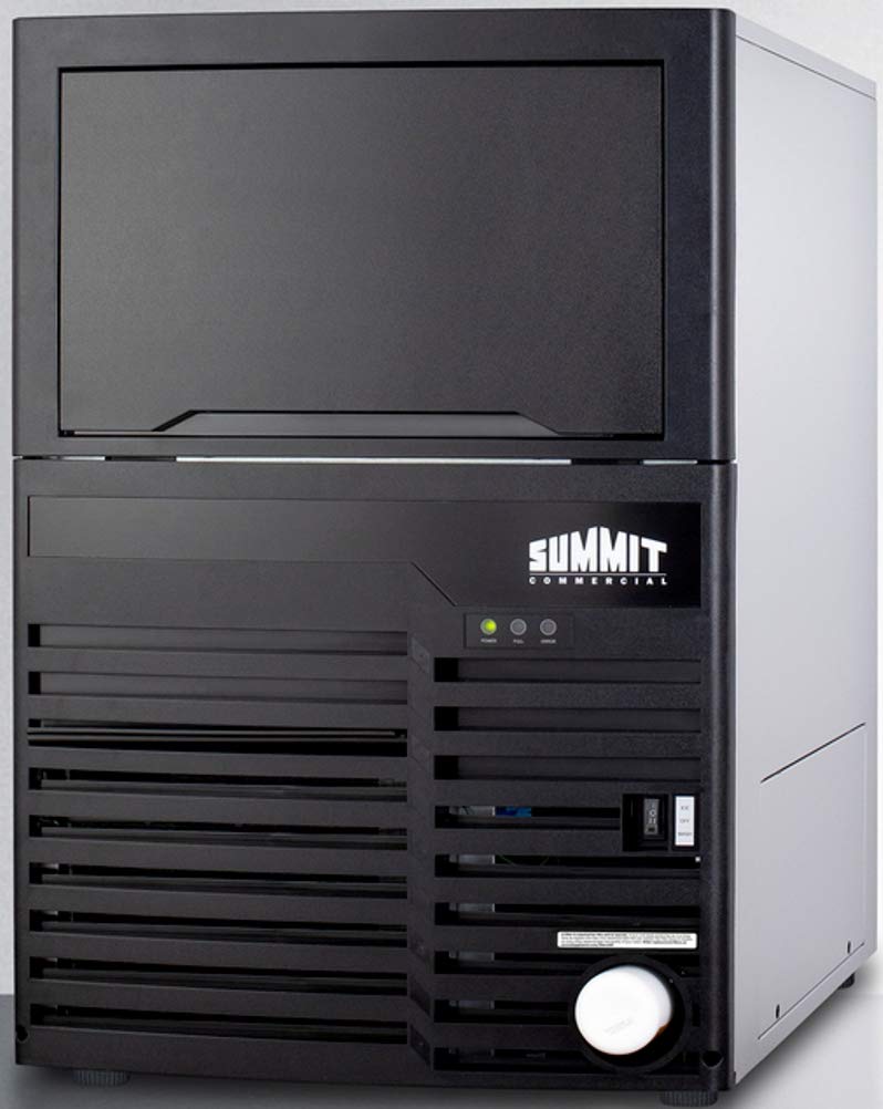 Summit 21" Clear Ice Maker, 100 lb. Production Capacity, Commercial Ice Machine, ADA Compliant, Stainless Steel- BIM100ADA