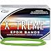 Alliance Rubber 02005 EPDM Non-Latex Rubber X-treme File Bands, 175 Pack (7" x 1/8", Lime Green)