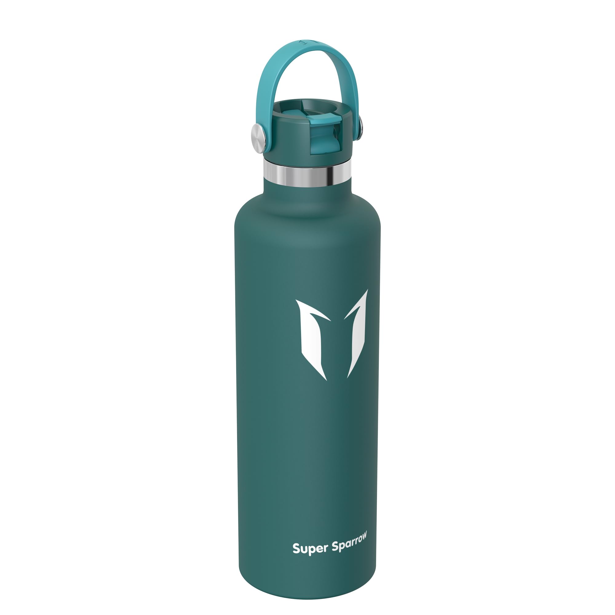 Super Sparrow Borraccia Termica, Acciaio Inox Bottiglia Termica - 350ml, 500ml, 750ml, 1L - Senza BPA Borracce, Borraccia Bambini per Scuola, Sport, Campeggio, Yoga, Palestra, Ciclismo