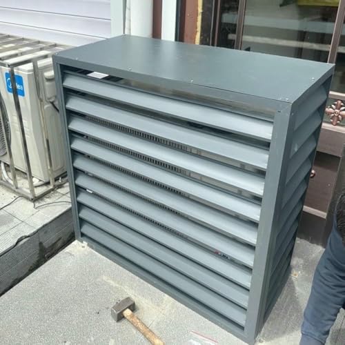 Couverture de protection alu pour grille de climatisation extérieure