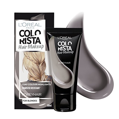 Colorista Hair Makeup Temporary Blonde Hair Colour, Grey